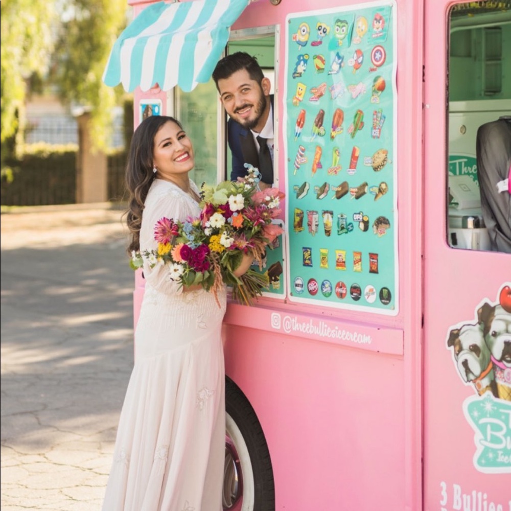 ASOS embellished bridal dress - Picture 10 of 12